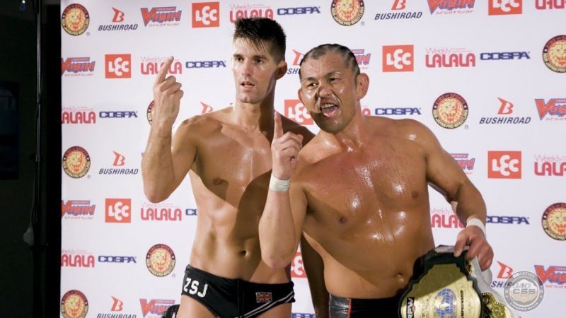 Minoru Suzuki and Zack Sabre Jr. 