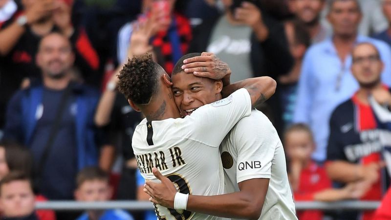 K. Mbappe &amp; Neymar Jr. , two of PSG&#039;s most lethal attackers.
