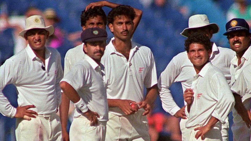 Indian pace attack was led by Kapil Dev and Manoj Prabhakar