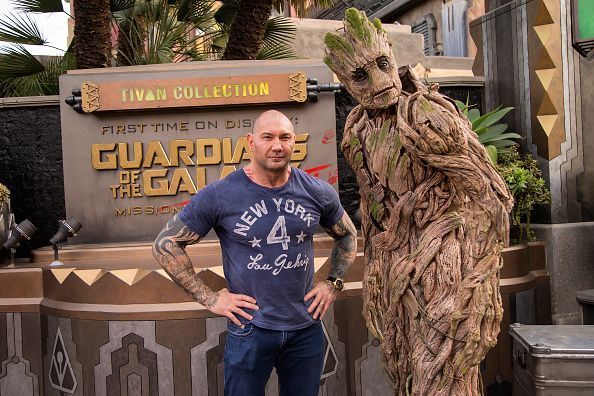 Dave Bautista Visits Disney California Adventure