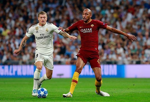 Real Madrid  v AS Roma - UEFA Champions League Group G