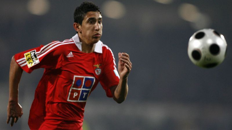 Di Maria rose to fame at Benfica