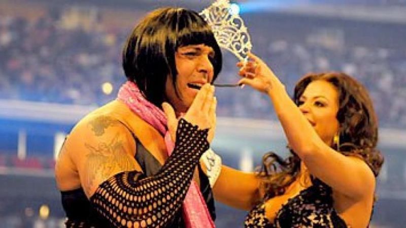 Santina Marella won the first ever Women&#039;s Battle Royale at WrestleMania 25