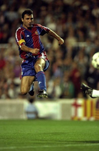 Hristo Stoichkov of Barcelona