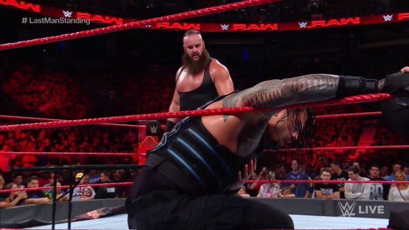 Image result for wwe september 10 2018 raw braun and reigns