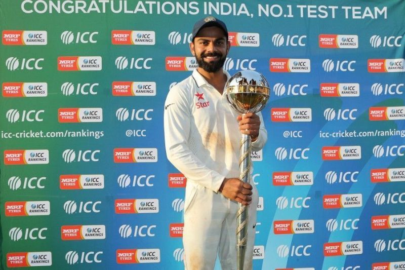 India is currently the number one Test team in the world