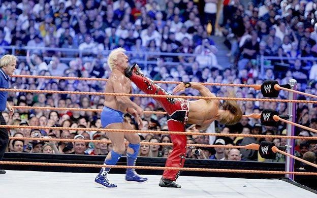 Shawn Michaels put away his hero, Ric Flair