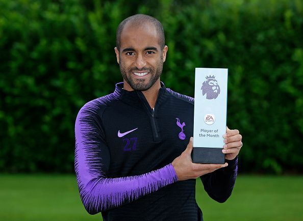 Lucas Moura Wins the EA Sports Player of the Month Award - August 2018