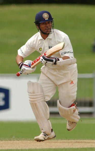 India&#039;s Sachin Tendulkar against Central Districts