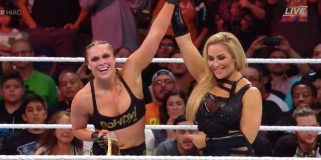 Ronda after her win over Alexa Bliss