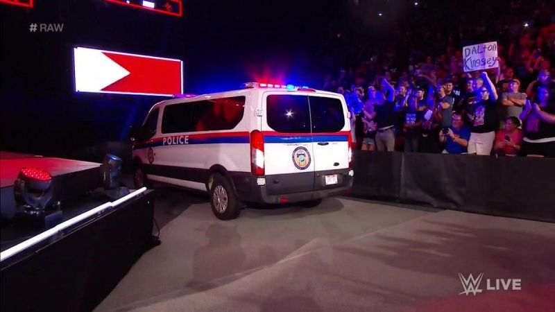 Why did The Shield return in a police van?