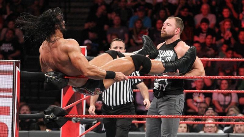 Image result for drew mcintyre vs dean ambrose raw