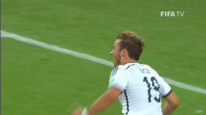 Mario Gotze's Goal Celebration