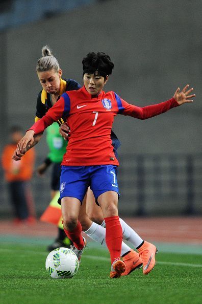 South Korea v Australia - AFC Women&#039;s Olympic Final Qualification Round