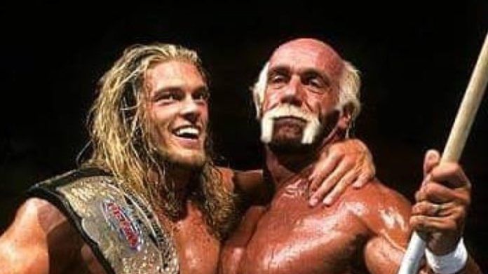 Edge and Hulk Hogan