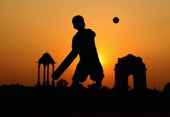 Indian Cricket Scenes in Delhi