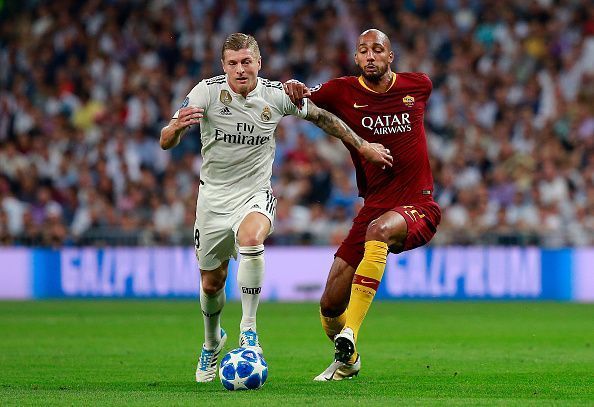 Real Madrid  v AS Roma - UEFA Champions League Group G