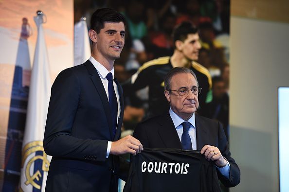 Real Madrid Unveil New Signing Thibaut Courtois