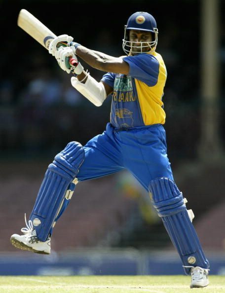 Sanath Jayasuriya in action