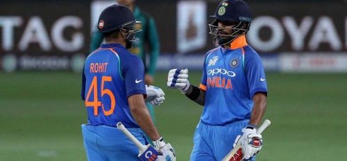 Rohit Sharma and Shikhar Dhawan have done bulk of the scoring for Team India