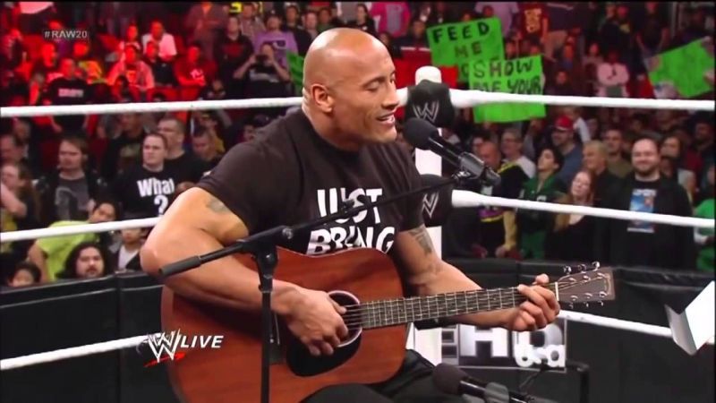 Image result for The Rock singing