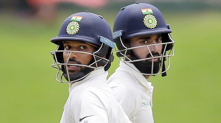 Image result for dhawan and rahul tests