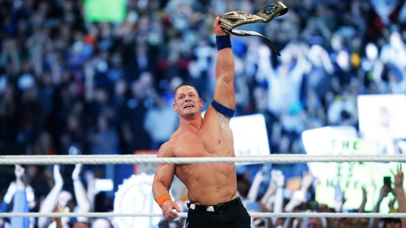 Cena is tied with Ric Flair for most reigns in history.