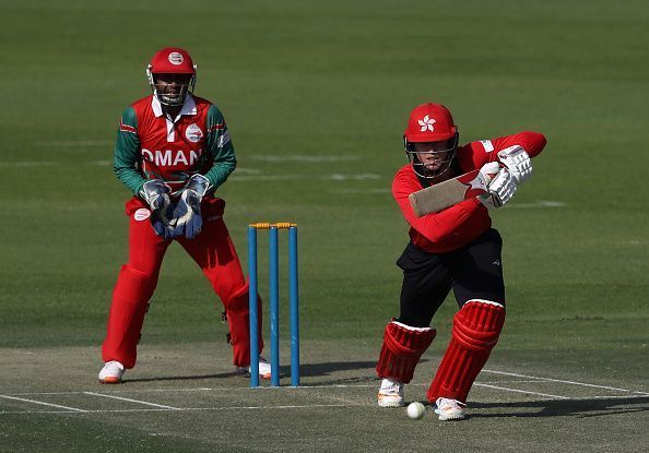 The Hong Kong batting order collapsed as Pakistan dismissed the opening five Hong Kong batsman in just 12 overs between the score of 17 and 44