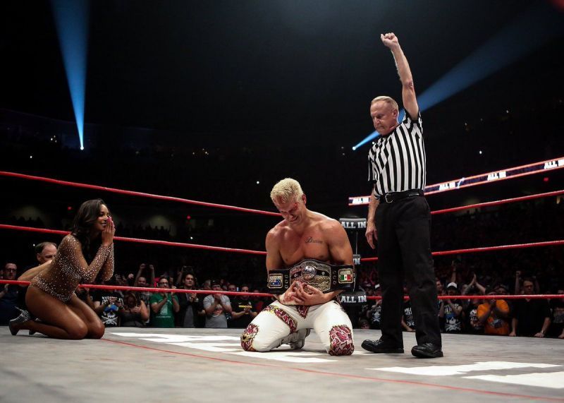 Cody Rhodes following his NWA Title win 
