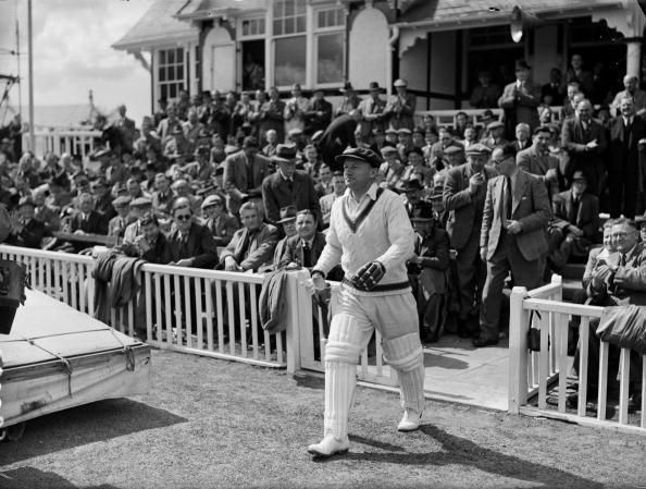 Bradman Walks Out