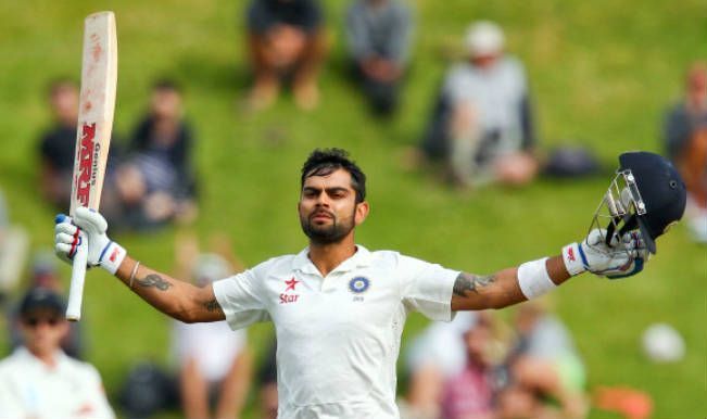 Virat Kohli hit twin hundreds in his first Test as captain