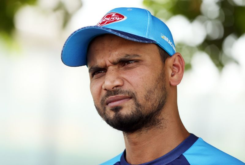 Mashrafe Mortaza talked to media on Wednesday during a gap of the practice session. 