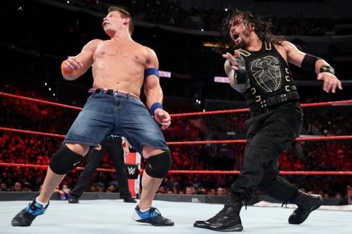 Two of the WWE's top contenders for the Superman role