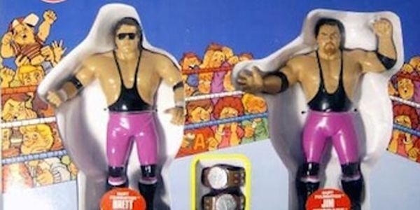 the set comes with two Tag Team Championships, with an opened set of the figures selling in recent years for $500