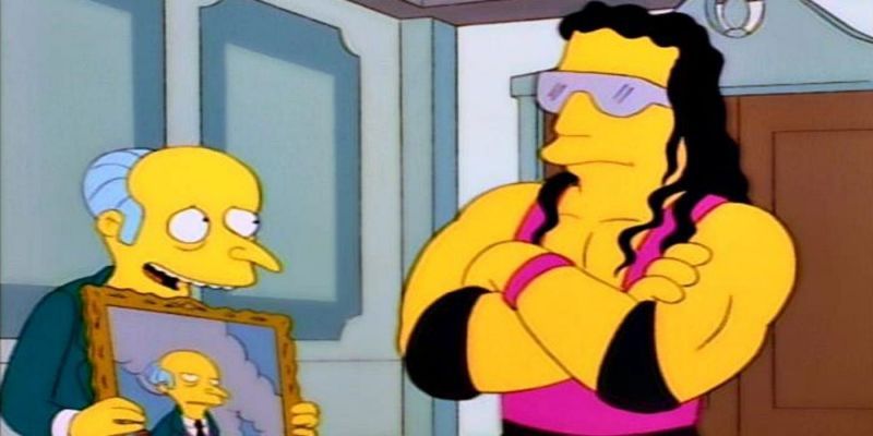 Bret Hart Simpsons