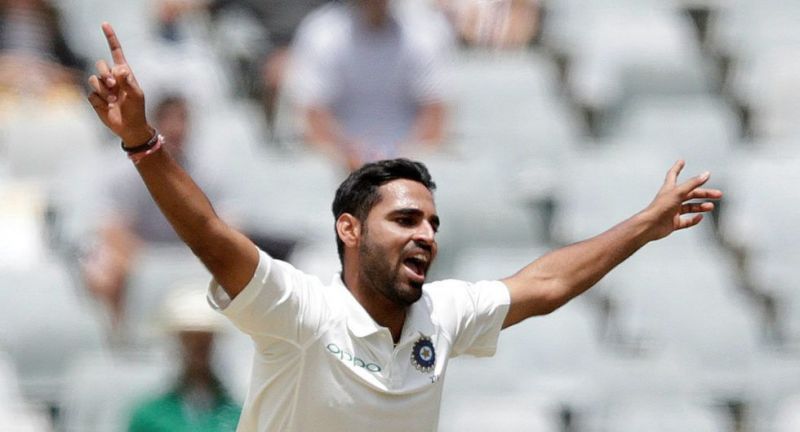 Bhuvneshwar had missed the entire Test series against England