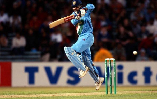 India batsman Virender Sehwag in action during the