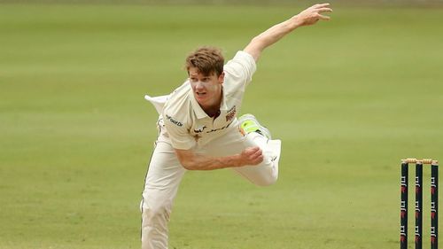 Brendan Doggett in action for Queensland.