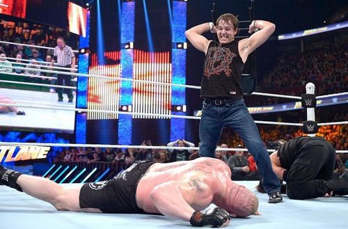 Image result for wwe brock vs dean