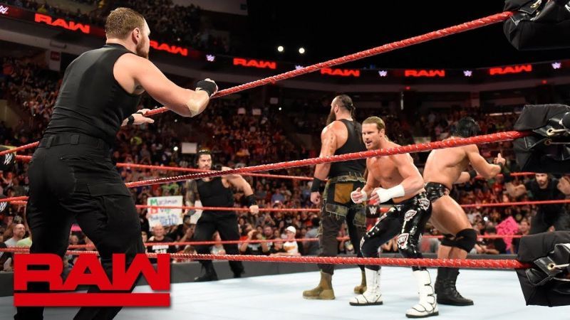 Monday Night Raw opened with a brawl!