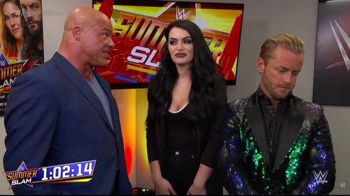 Why was Paige on the rival brand's show?