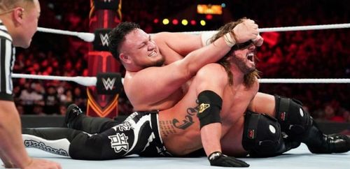 Image result for aj styles vs samoa joe