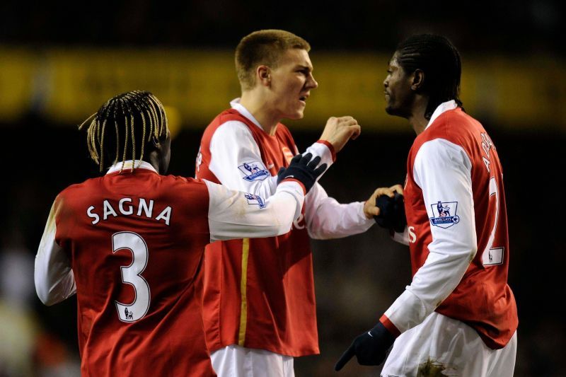 Image result for adebayor and bendtner