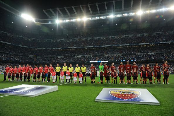 Real Madrid  v AS Roma - UEFA Champions League Group G