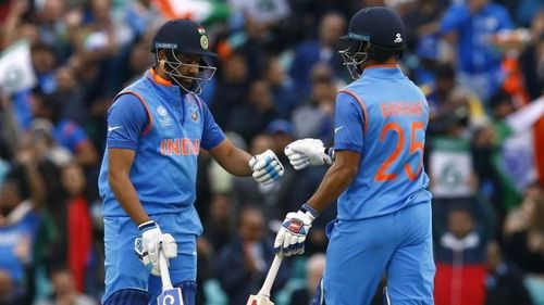 Dhawan, Rohit put on 210 for the opening partnership