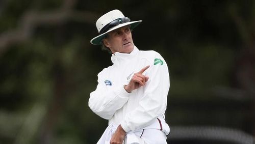 Billy Bowden is perhaps the most flamboyant umpire ever