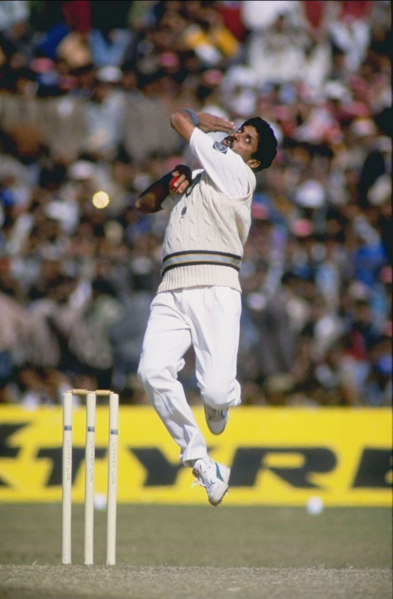 Image result for kapil dev bowling