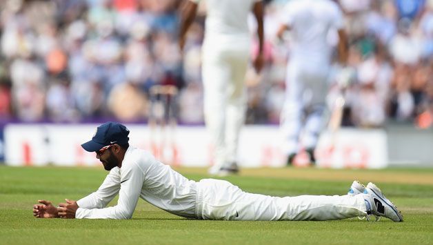 Jadeja repenting and regretting the moment when he dropped Alastair Cook early in his innings