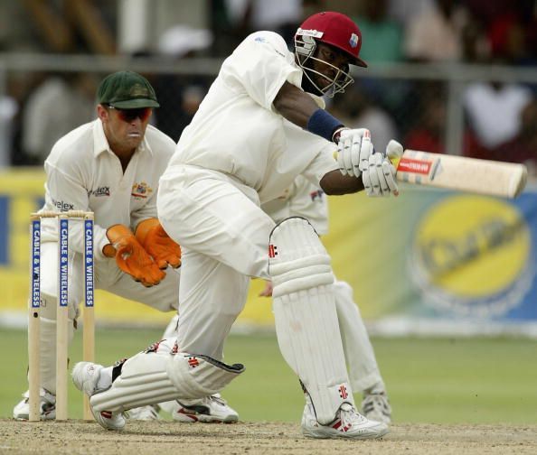 Chris Gayle of the West Indies in action