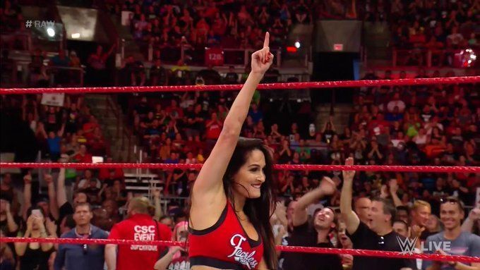 The Bella Twins returned after a long hiatus 